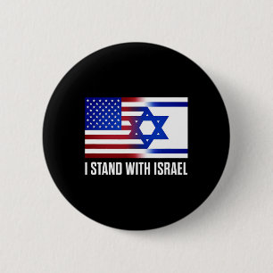イスラエル支持 愛国 Tシャツ アメリカ イスラエル 缶バッジ