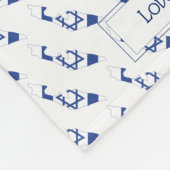 イスラエル救世主キリスト教聖なる書物、 経典ラブカバー フリースブランケット (角)