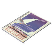 イスラエル旅客機旅行ポスター ノートブック (左側)