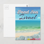 イスラエル旅行ポスター 死海 ポストカード (正面/裏面)