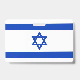 イスラエル旗のネームバッジ バッジ