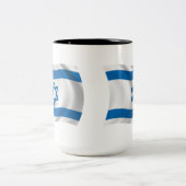 イスラエル旗マグカップ ツートーンマグカップ (中央)
