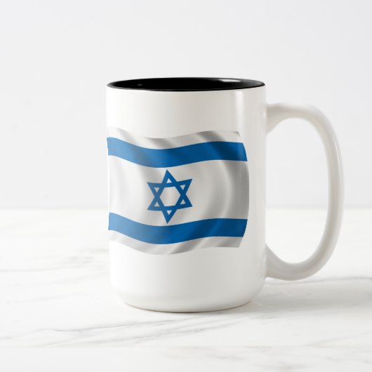 イスラエル旗マグカップ ツートーンマグカップ (右)