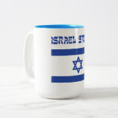 イスラエル旗 ツートーンマグカップ (正面左)