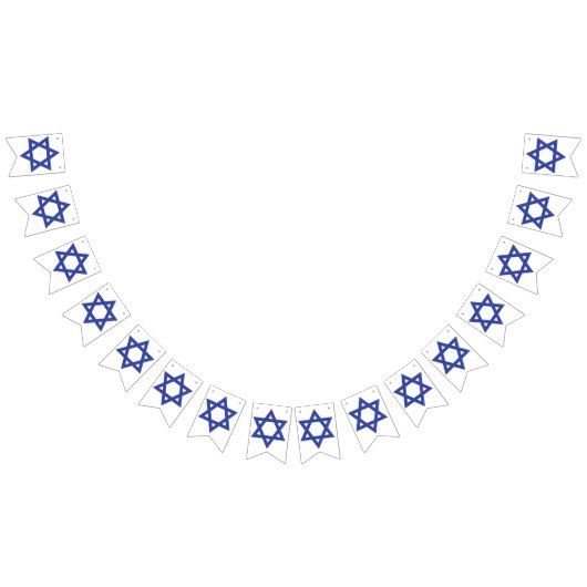 イスラエル独立記念日 バンティングフラッグ (全)