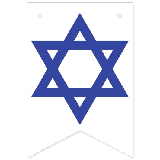 イスラエル独立記念日 バンティングフラッグ (第1の旗)