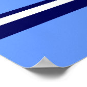 イスラエル空軍、イスラエル国旗 ポスター (角)