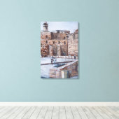 イスラエル第二神殿の子ども キャンバスプリント (インサイチュ (ウッドフロア))