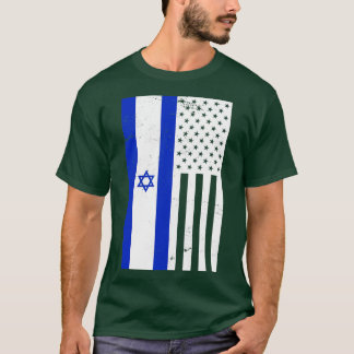イスラエル米国国旗 Tシャツ