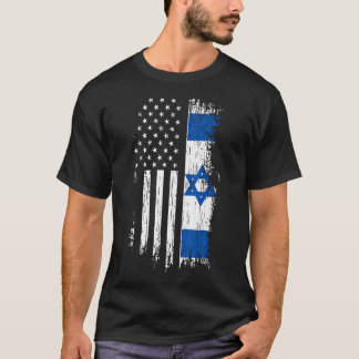 イスラエル米国国旗 Tシャツ
