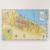 イスラエル統一された王国地図 ジグソーパズル (横)