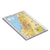 イスラエル統一された王国地図 ノートブック (右側)