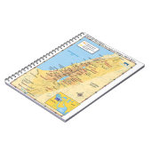 イスラエル統一された王国地図 ノートブック (左側)