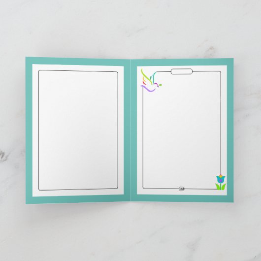 イスラエル美 カード (内部)