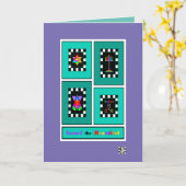 イスラエル美 カード (黄色い花)