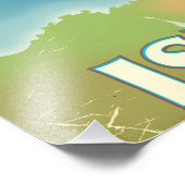 イスラエル航空ヴィンテージ旅行ポスター フォトプリント            (角)