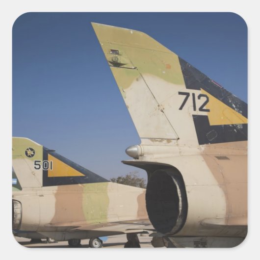 イスラエル製のクフィル戦闘機 スクエアシール (正面)