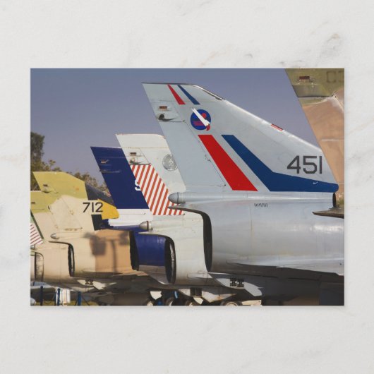 イスラエル製のクフィル戦闘機 ポストカード (正面)