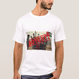 イスラエル製品のボイコット – パレスチナTと並ぶ – Tシャツ