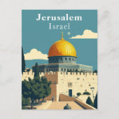 イスラエル象徴芸術エルサレム ポストカード (正面)