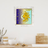 イスラエル12部族イスサチャール美術プリントポスター ポスター (キッチン)