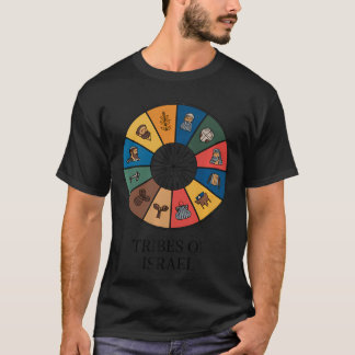 イスラエル12部族 ヘブライ語聖書 イスラエル人 ユダヤ人 Tシャツ