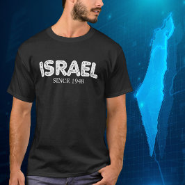 イスラエル1948年以来、イスラエルシンプルプライド Tシャツ