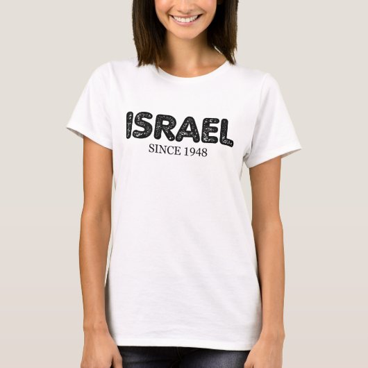イスラエル1948年以来、愛国的なユダヤ人 Tシャツ (正面)