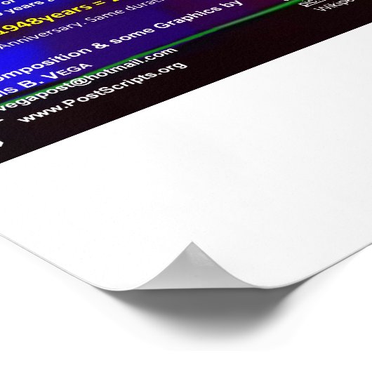 イスラエル70周年 – イチジクの木の世代 ポスター (角)