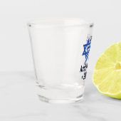 イスラエル75周年記念スター・オブ・デイビッド ショットグラス (左)