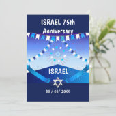 イスラエル75周年誕生日2023おめでとう 招待状 (スタンド正面)