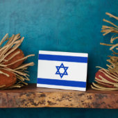 イスラエル – イスラエル国旗 フォトプラーク (側面)