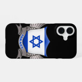 イスラエル イスラエル国旗 iPhone 16ケース (裏面横)