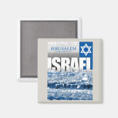 イスラエル，エルサレム マグネット (正面/裏面)