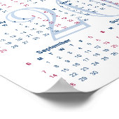 イスラエル、エルサレム。2025カレンダーポスター ポスター (角)