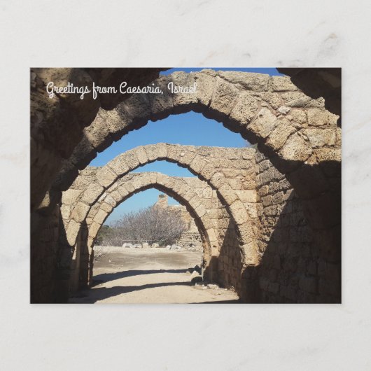 イスラエル・カエサリア ポストカード (正面)