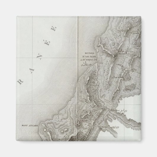 イスラエル，ガザ マグネット (正面)