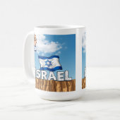 イスラエル コーヒーマグカップ (正面左)