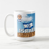 イスラエル コーヒーマグカップ (左)