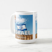 イスラエル コーヒーマグカップ (正面左)