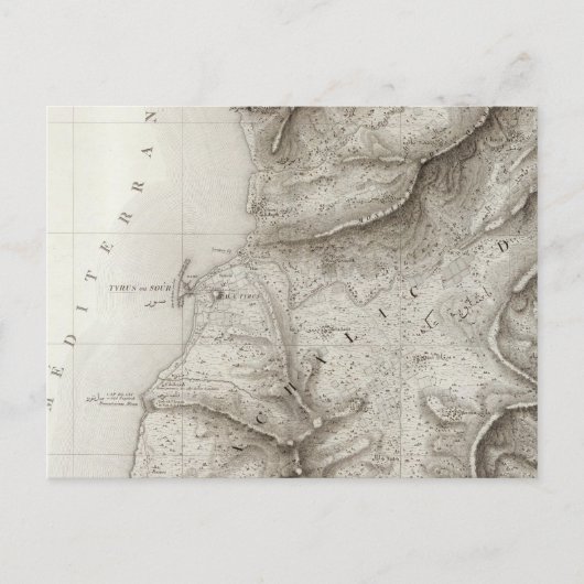 イスラエル・シドン・タイヤ ポストカード (正面)