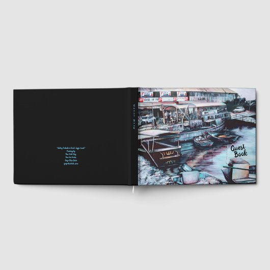 イスラエル、ジャッフェ、ダスクへのサルトリー前奏曲 ゲストブック (全面)