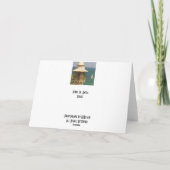 イスラエル，ジャファ港 カード (裏面)