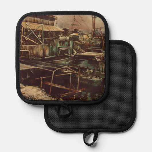 イスラエル・ジャフェの喜び 鍋敷き (正面/裏面)