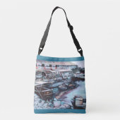 イスラエル,ジャフェ,デュスクへのSultry Prelude クロスボディバッグ (裏面)