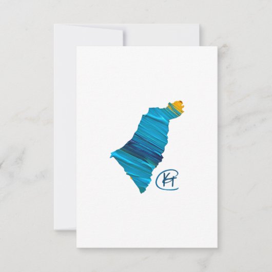 イスラエル・スタジオ・アート サンキューカード (正面)