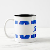 イスラエル ツートーンマグカップ (左)