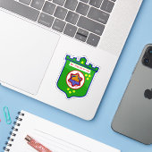 イスラエル、テルアビブ市のエンブレム シール (ノートパソコンとiPhone)