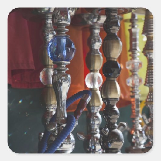 イスラエル、テルアビブ、ジャファ、シーシャ水道管 スクエアシール (正面)