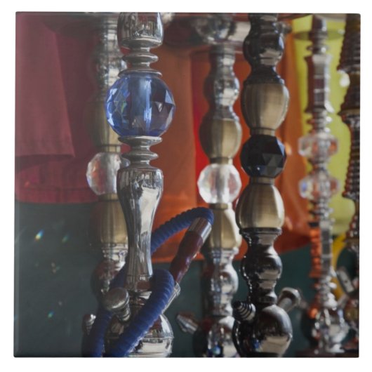 イスラエル、テルアビブ、ジャファ、シーシャ水道管 タイル (正面)